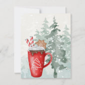 Weihnachtsfest Feiertagskarte (Vorderseite)