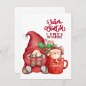 Weihnachtsfest Feiertagskarte (Vorne/Hinten)