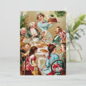 Weihnachtsfest Feiertagskarte (Stehend Vorderseite)