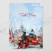 Weihnachtsfest Feiertagskarte (Vorne/Hinten)