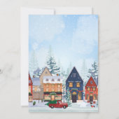 Weihnachtsfest Feiertagskarte (Rückseite)