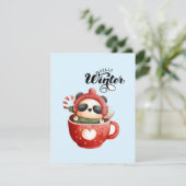 Weihnachtsfest Feiertagskarte (Stehend Vorderseite)