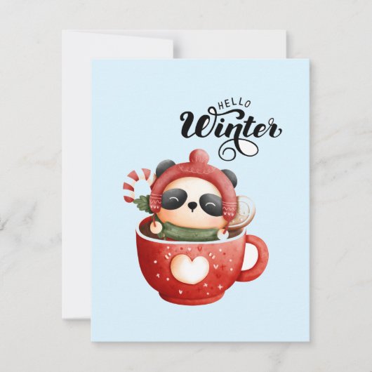 Weihnachtsfest Feiertagskarte (Vorderseite)