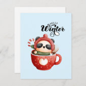 Weihnachtsfest Feiertagskarte (Vorne/Hinten)