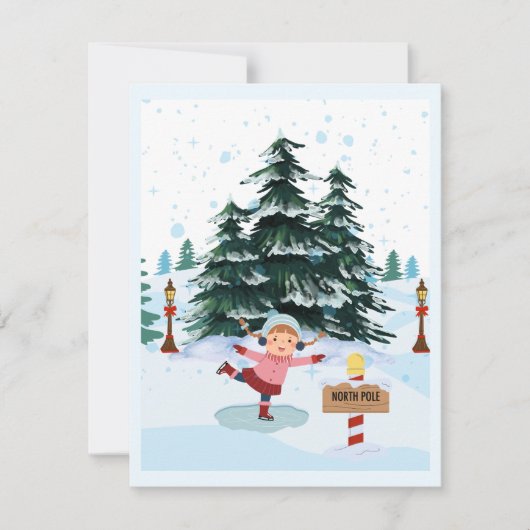 Weihnachtsfest Feiertagskarte (Vorderseite)