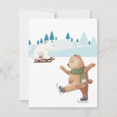 Weihnachtsfest Feiertagskarte (Vorderseite)