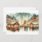 Weihnachtsfest Feiertagspostkarte (Vorne/Hinten)