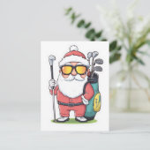 Weihnachtsfest Feiertagspostkarte (Stehend Vorderseite)