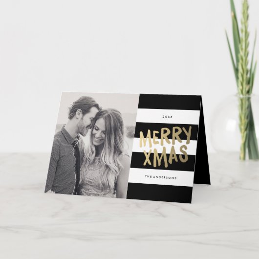 Weihnachtsfest | Foto-Grußkarte Feiertagskarte (Vorderseite)