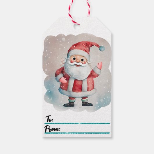 Weihnachtsfest Geschenkanhänger (Rückseite)