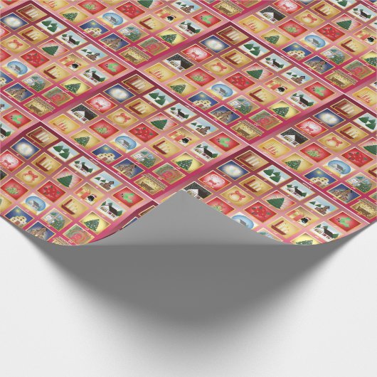 Weihnachtsfest Geschenkpapier (Ecke)