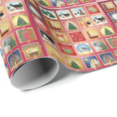Weihnachtsfest Geschenkpapier (Rolleneckpunkt)