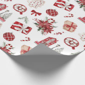 Weihnachtsfest Geschenkpapier (Ecke)