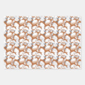 Weihnachtsfest Geschenkpapier Set (Vorderseite)