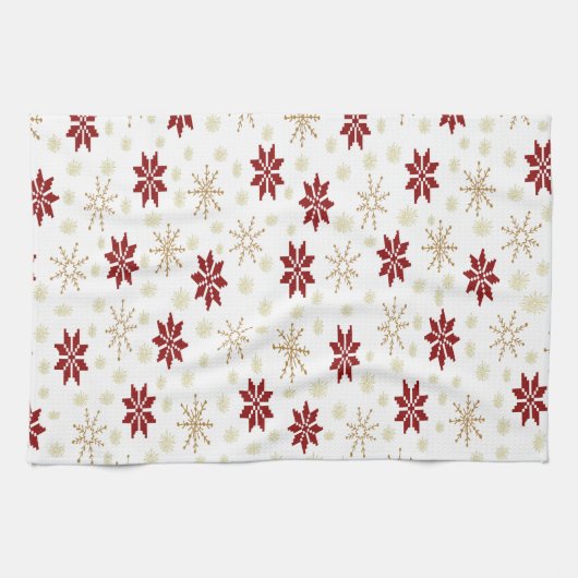 Weihnachtsfest Geschirrtuch (Horizontal)