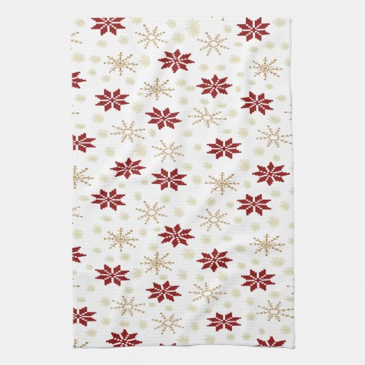 Weihnachtsfest Geschirrtuch (Vertikal)