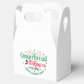 Weihnachtsfest Gingerbrot Backunternehmen Geschenkschachtel (Geöffnet)