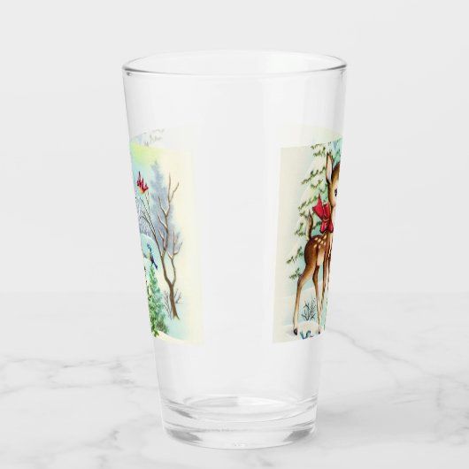 Weihnachtsfest Glas (Links)