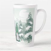 Weihnachtsfest Gnome Latte Tasse (Rechts)