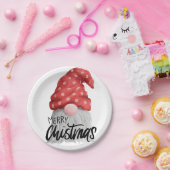 Weihnachtsfest Gnome Pappteller (Party)