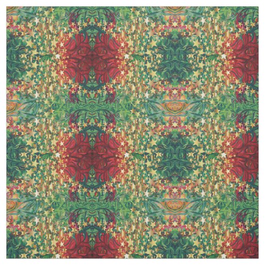 Weihnachtsfest | Gold Stars | ABSTRAKT Stoff (Muster)