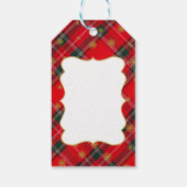 Weihnachtsfest Golden Retrievers Geschenkanhänger (Rückseite)