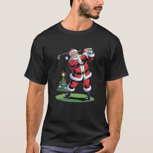 Weihnachtsfest Golf Funny Holiday Weihnachten Weih T-Shirt (Vorderseite)