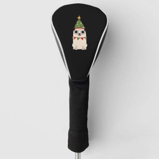 Weihnachtsfest Golf Headcover (Vorderseite)