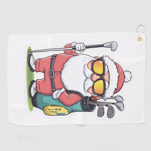 Weihnachtsfest Golfhandtuch (Horizontal)