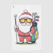 Weihnachtsfest Golfhandtuch (Vorderseite)