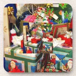 Weihnachtsfest Hard Plastic Untersetzer Set