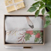 Weihnachtsfest - Hirsch und Kraut Seidenpapier (Geschenk)