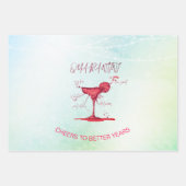 Weihnachtsfest Hirsche Cocktail Tree Shiny Geschenkpapier Set (Vorderseite 2)