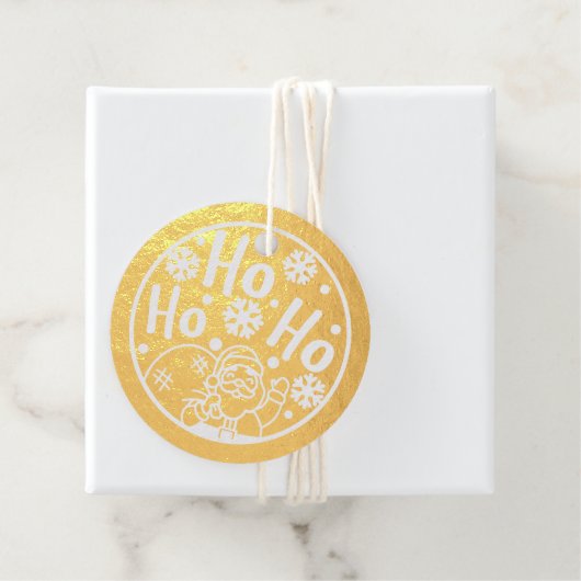Weihnachtsfest Ho Ho Weihnachtsfest Winter Schneef Geschenkanhänger (Mit Box)
