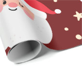 Weihnachtsfest Ho Pattern Geschenkpapier (Rolleneckpunkt)