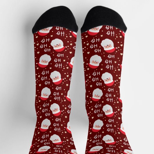 Weihnachtsfest Ho Pattern Socken (Oben)
