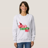 Weihnachtsfest-Ho-Spaß, Funny Christmas Design Sweatshirt (Vorne ganz)