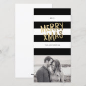 Weihnachtsfest | Holiday Foto Cards Feiertagskarte (Vorne/Hinten)