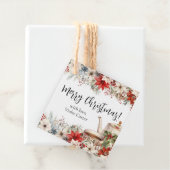 Weihnachtsfest im Blumenkohl Geschenkanhänger (Beispiel)