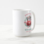 Weihnachtsfest im Botanischen Kreide - Matching Ho Kaffeetasse (VorderseiteRechts)