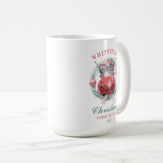 Weihnachtsfest im Botanischen Kreide - Matching Ho Kaffeetasse (VorderseiteRechts)