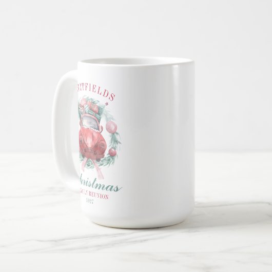 Weihnachtsfest im Botanischen Kreide - Matching Ho Kaffeetasse (Vorderseite Links)