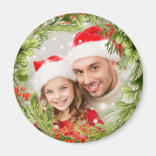 Weihnachtsfest im Foto Magnet