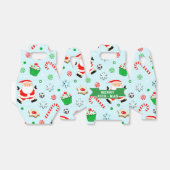 Weihnachtsfest im Fußball Geschenkschachtel (Ungefaltet)