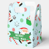 Weihnachtsfest im Fußball Geschenkschachtel (Geöffnet)