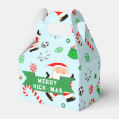 Weihnachtsfest im Fußball Geschenkschachtel (Vorderseite)