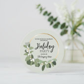 Weihnachtsfest im Gastgeber Einladung (Stehend Vorderseite)