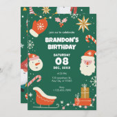 Weihnachtsfest im Grünen Einladung (Vorne/Hinten)