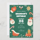 Weihnachtsfest im Grünen Einladung (Vorderseite)