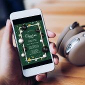 Weihnachtsfest im Grünen Party Einladung